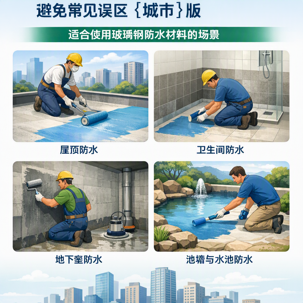 玻璃钢防水材料施工注意事项，避免常见误区 连云港 版