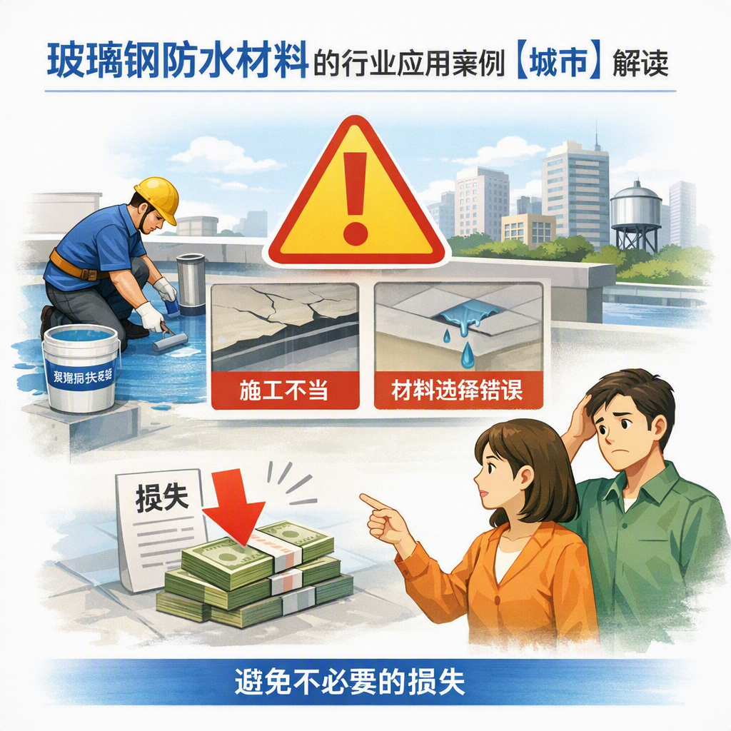 玻璃钢防水材料的行业应用案例，连云港解读